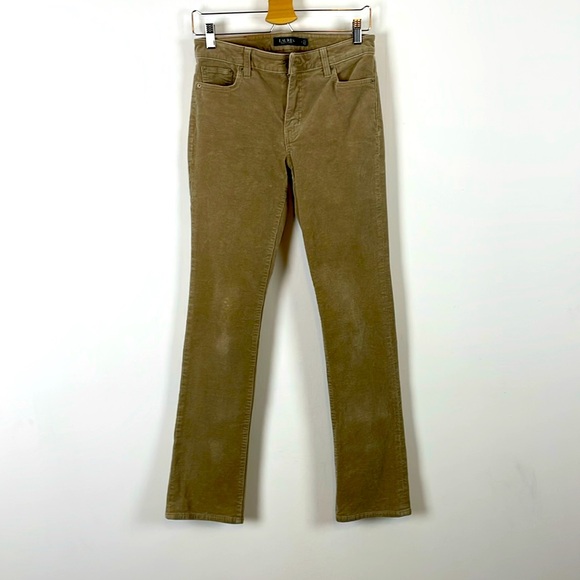 Lauren Ralph Lauren Pants - Lauren Ralph Lauren Black Label Corduroy Womens 4 Slim Fit 5 Pockets Casual Pant